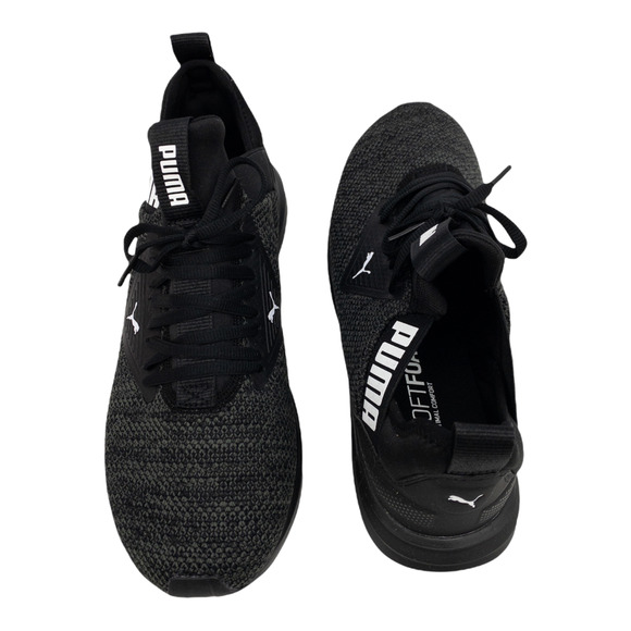 Puma Black Enzo Beta Woven Men's Athletic Shoes Training Sneakers 9 - Picture 7 of 11